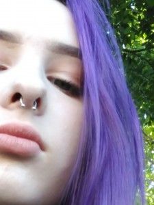 Create meme: la riche directions lilac, purple hair