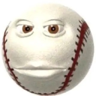 Создать мем: baseball ball, смешные смайлики, мячом