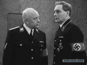 Create meme: Stirlitz and Bormann, of holtoff 17 moments of spring actor, Mueller Gestapo 17 moments