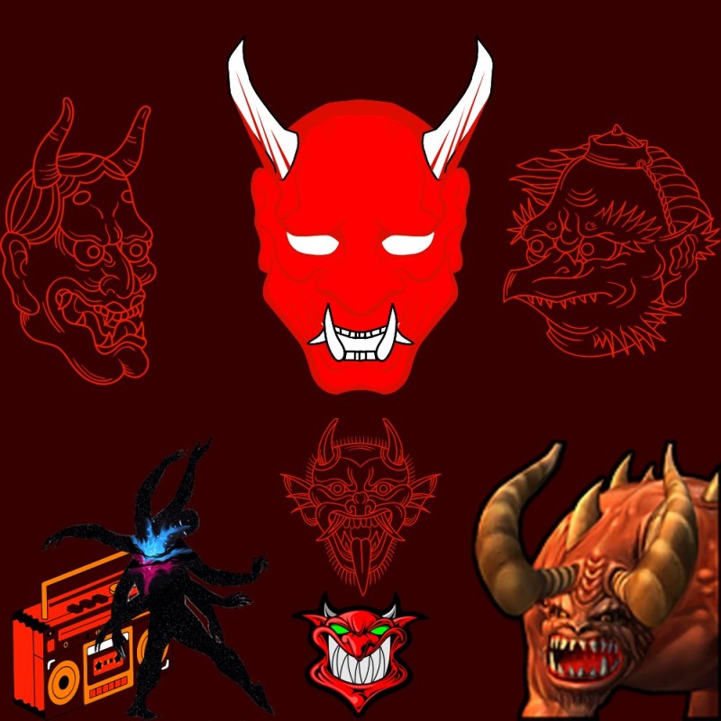 Create meme: demons cover, the devil , demons