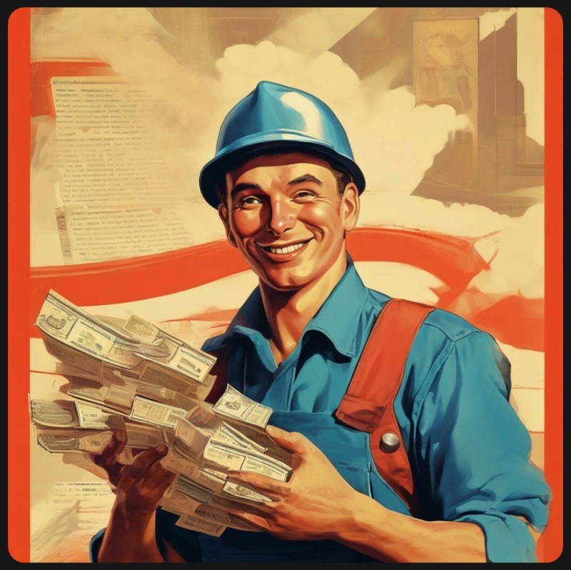 Создать мем: старые плакаты, день строителя плакат, советские плакаты