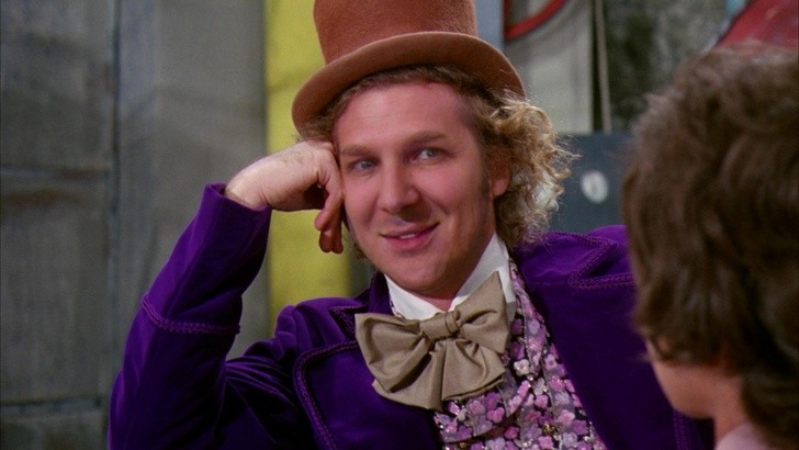 Create meme: Willy Wonka and the Chocolate Factory actors, Willy Wonka and chocolate, well, tell me meme