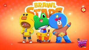 Create meme: brawl stars, line friends brawl stars