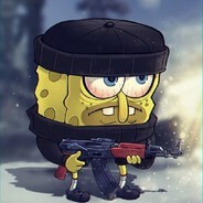 Create meme: spongebob Kalash, sponge Bob square pants, counter-strike: global offensive