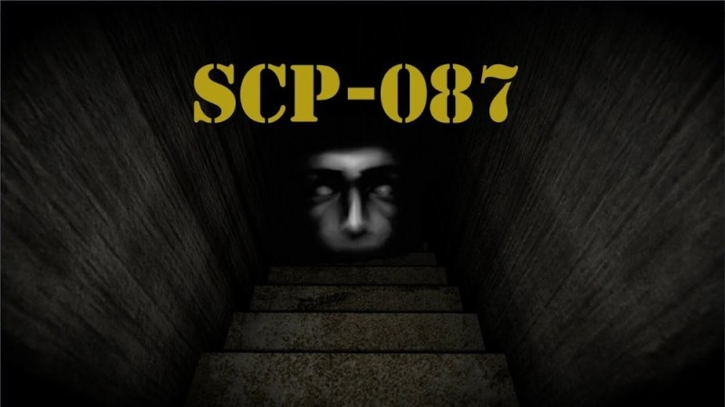Создать мем: скримеры scp лестница, scp-087 2012, scp лестница