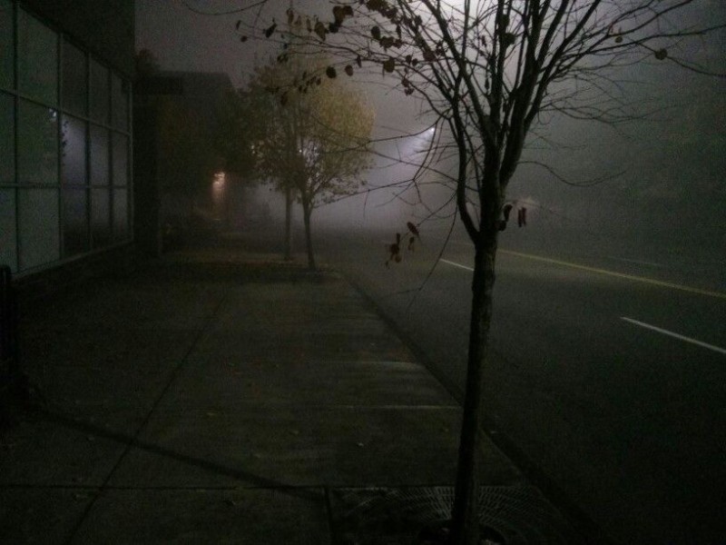 Create meme: fog , morning fog , landscape photography
