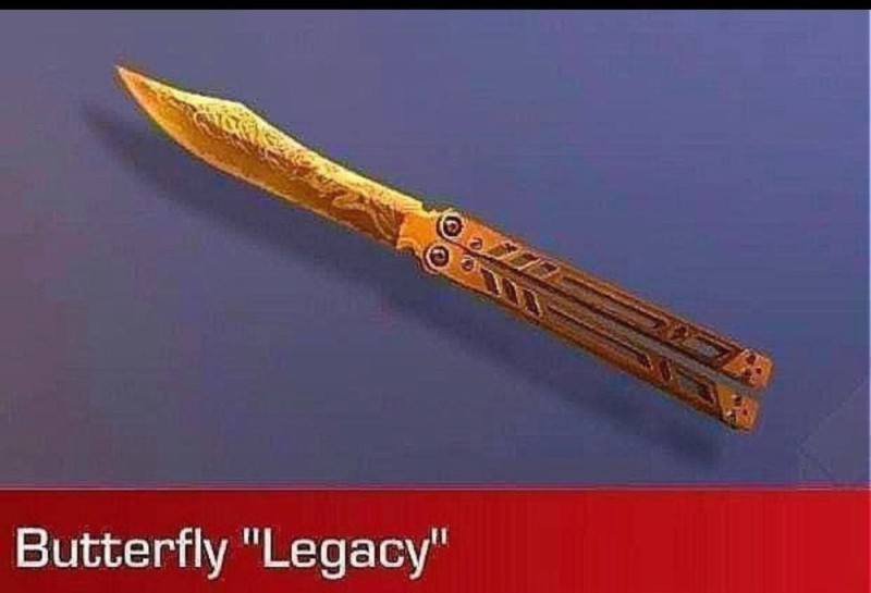 Create meme: butterfly knife from standoff, standoff 2 butterfly knife, butterfly knife in standoff
