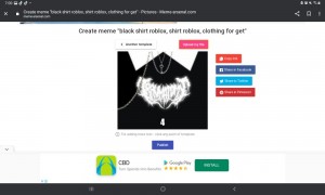 Create meme: roblox shirt black, shirt roblox, t-shirt for the get