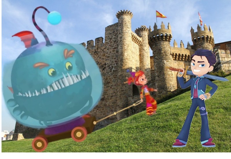 Create meme: Ponferrada Castle, Spain, Fairy Patrol chronicles of the wonders of the Morok, fabulous patrol 