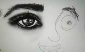 Создать мем: how to draw, eye drawing, drawing eyes