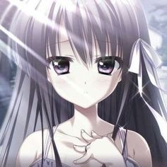 Create meme: anime cute, yosuga no sora anime, anime 