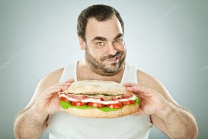 Создать мем: enormous картинки, sandwich, men eat brocoly