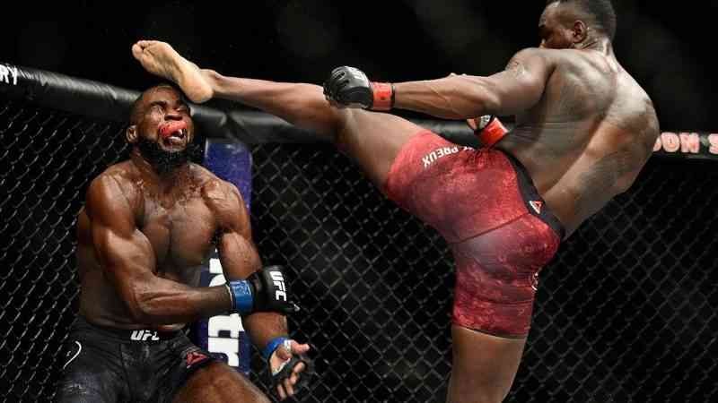 Create meme: the fight of the sfu, ovins saint-preux, ufc fight