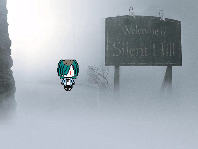 Создать мем: silent hill туман, silent hill 2, welcome to silent hill табличка