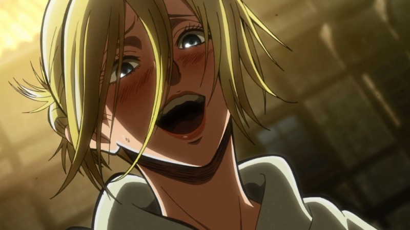 Create meme: titans of anime, anime, Annie leonhart