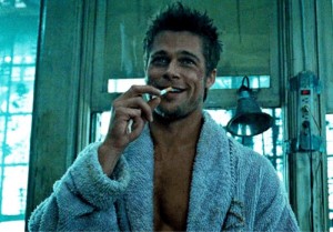 Create meme: Tyler Durden, fight club, brad pitt fight club