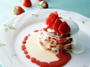 Create meme: food, strawberry, best desserts