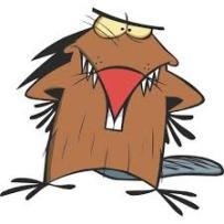 Create meme: angry beavers, rock for beavers stickers, beaver