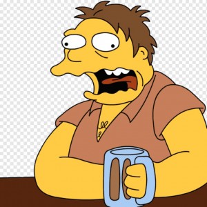 Create meme: Barney simpsons burp, the simpsons