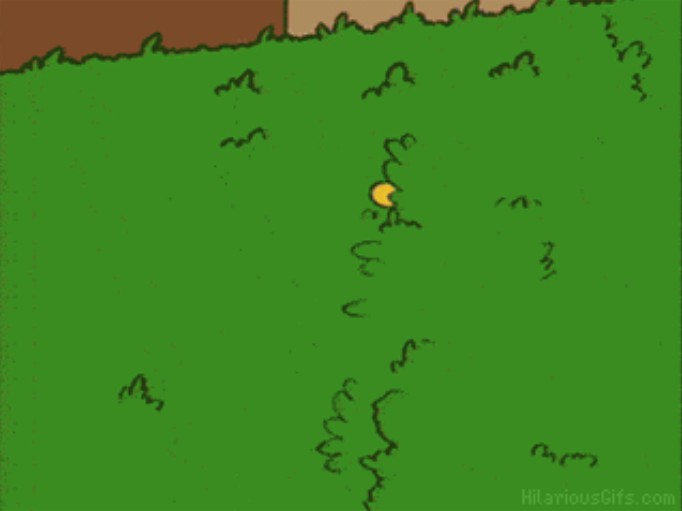 Create meme: the simpsons , Homer Simpson goes into the bushes, anime 