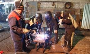 Create meme: welding shop, manual arc welding welder, welder's courses