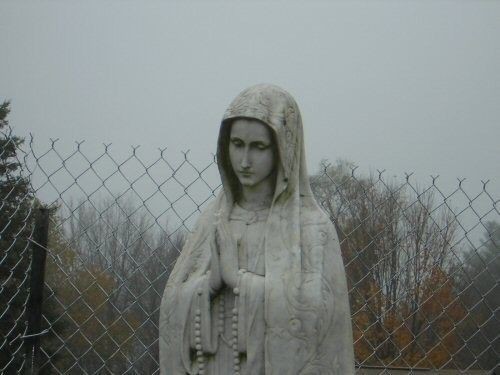 Create meme: Statue of the Virgin Mary monument, The handmaid's tale, passwords