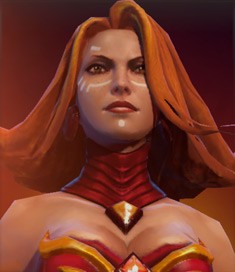 Create meme: lina dota