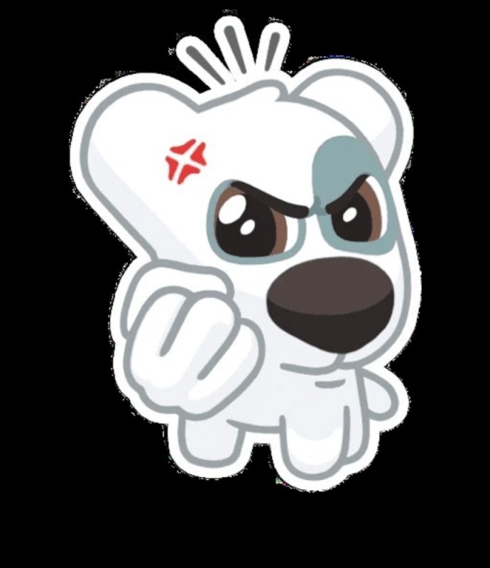 Create meme: spotty doggy stickers, sticker dog spotty, spotty dog stickers