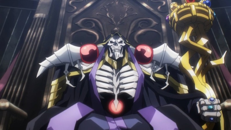 Create meme: overlord anime ainz, overlord nazarick throne, overlord lord