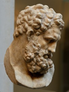 Create meme: plaster head of Hercules, Hercules sculpture head, antique head sculpture