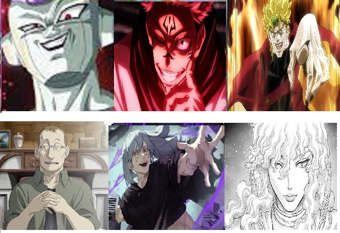 Создать мем: манга джоджо, сильнейшие злодеи аниме, джоджо злодеи