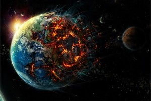 Create meme: planet, earth, the end of the world