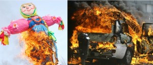 Create meme: carnival, burning machine, burning