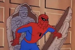 Create meme: spider-man animated series 1967, spider-man