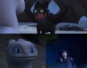 Create meme: to train your dragon 3, how to train your dragon 3 toothless, toothless and day fury photos