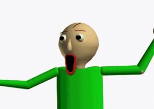 Create meme: baldi