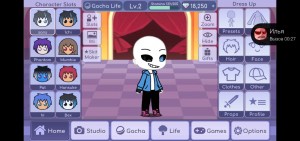 Create meme: gacha life, sans gacha life, gacha