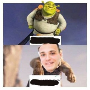 Create meme: picture with Shrek this is my swamp