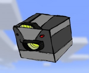 Create meme: technique, projector, the companion cube portal 2