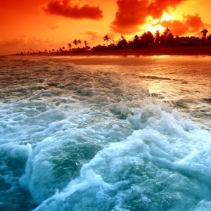 Create meme: Wallpaper desktop sunset, Wallpaper 720h1280 sea, sunset on the sea