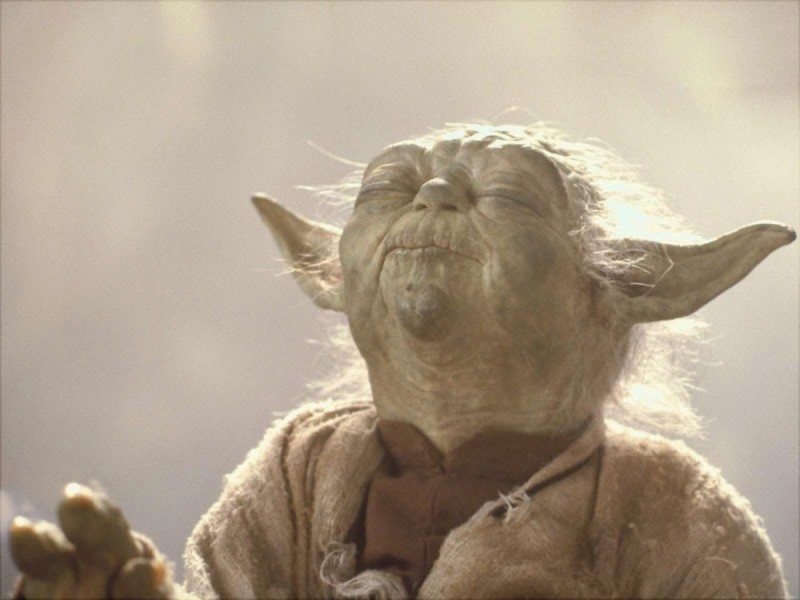 Create meme: Yoda meme, master Yoda meme, yoda padawan