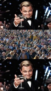 Create meme: the great Gatsby Leonardo DiCaprio with a glass of, DiCaprio Gatsby, Leonardo DiCaprio the great Gatsby