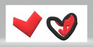 Create meme: heart vector, the heart icon