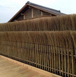 Create meme: fence, bamboo fence, unusual fences