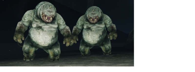 Create meme: The lord of the rings cave troll, dark souls 2 ogre, the cave troll