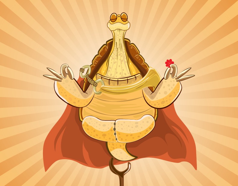 Create meme: master of ugwa, kung fu panda, The toad king