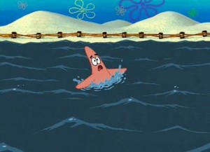 Create meme: meme Patrick, Patrick sinks