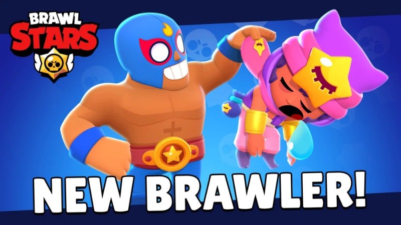 Создать мем: brawl stars эль примо новый, эль примо и сэнди бравл старс, бравлеры бравл старс эль примо