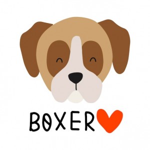 Create meme: dog breeds, icon dog, boxer dog