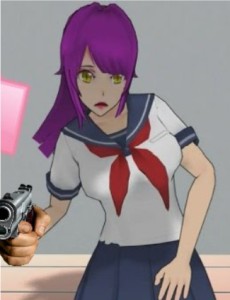 Create meme: yandere gacha simulator, saki basu yandere simulator, Sakyu basu yandere simulator